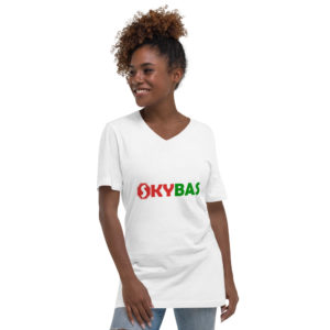 Unisex Short Sleeve V-Neck T-Shirt
