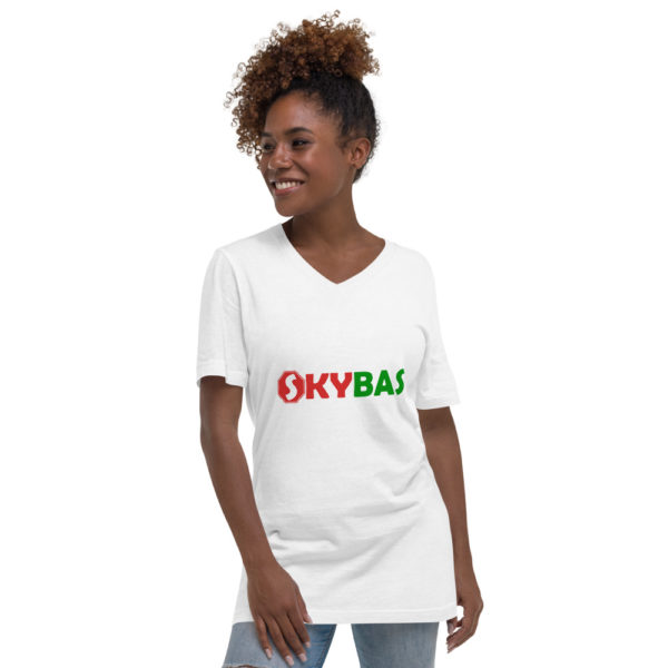 Unisex Short Sleeve V-Neck T-Shirt