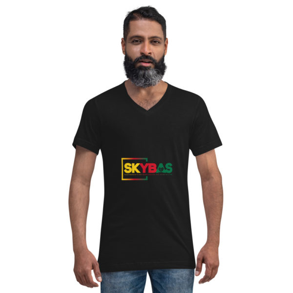 Unisex Short Sleeve V-Neck T-Shirt