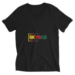 Unisex Short Sleeve V-Neck T-Shirt