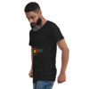 Unisex Short Sleeve V-Neck T-Shirt - Image 2