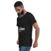 Unisex Short Sleeve V-Neck T-Shirt - Image 2