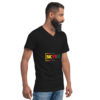 Unisex Short Sleeve V-Neck T-Shirt - Image 3