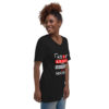 Unisex Short Sleeve V-Neck T-Shirt - Image 3